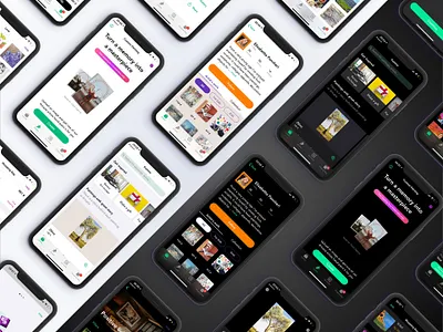 Dark Mode Design for iOS app art artist dark dark app dark theme darkmode ios ios13
