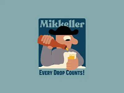 Every Drop Counts art beer branding color design drawing enamel graphic hand drawn illustration lifestyle