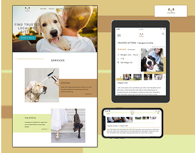 Responsive Design (Good Boy) dog figma logo photoshop prototype responsive typography ui ui design uiux ux ux design vector