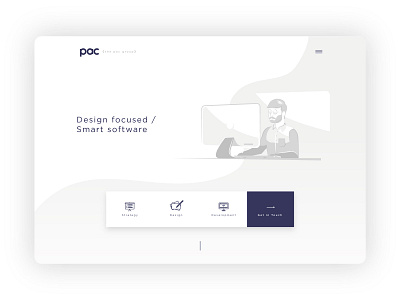 The Pac Group - Home page Light above the fold graphic homepage icon illustration minimal minimalism neomorphism ui web desgin website concept