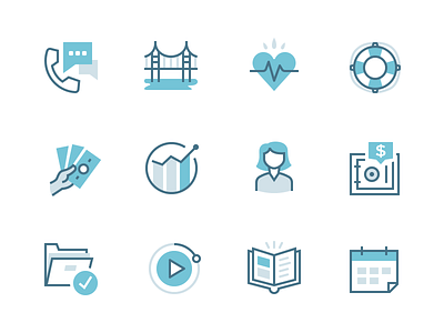 Security Benefit icons | Pt 2 app app icons icon icon set iconography icons illustration set