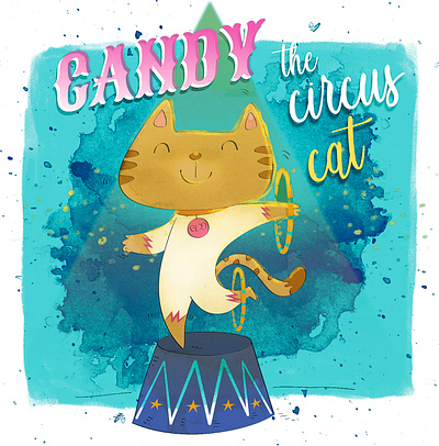 Candy cat characters comic art cover art cover artwork cover design design illustration illustration art illustration design illustrator kids kids book kids illustration retro design retro style vintage vintage design