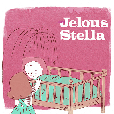 stella2 baby book cover art book covers book illustration illustration illustration art illustrator kids kids art kids book kids illustration retro retro style vintage vintage design vintage style