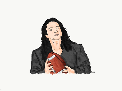 Tommy apple pencil art character drawing illustration ipad pro photoshop sketch the room