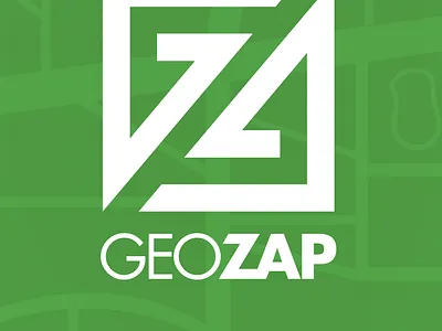 GeoZap brand identity branding branding and identity icon logo typography vector