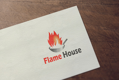 Flame House Mockup1 art brand brand identity branding business card design flat graphic graphic design icon identity illustration illustrator le designs logo logo design minimal photoshop typography vector