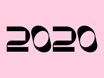 2020 - New Year Begins math times joy typogaphy