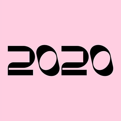 2020 - New Year Begins math times joy typogaphy