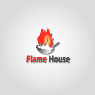 Flame House Logo art brand brand identity branding business card design flat graphic graphic design icon identity illustration illustrator le designs logo logo design minimal photoshop typography vector