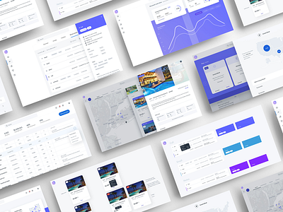 Patterns clean data visualization design design system enterprise gradient minimal product saas sales ui ux