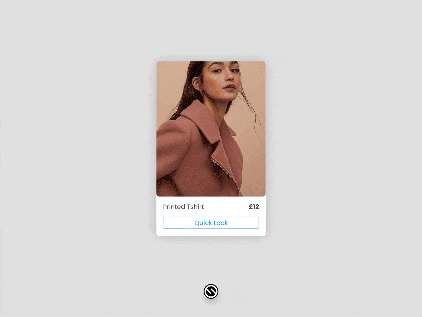 Quick Look Action - Daily UI #14 adobe xd animated gif button animation e commerce ecommerce ecommerce design ecommerce shop interaction design micro interaction micro interactions product list product page ui ux
