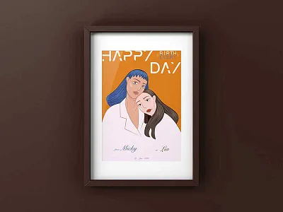 🎂HAPPY BIRTHDAY TO LIA🎂 illustrator