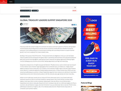 Blog Design: The Economist Events (6) article banner blog blog design character clean design economist event events global news newsletter search ui ux ux design