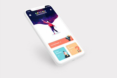 DevFest Istanbul 2019 App android app conference design devfest gdg ios mobile