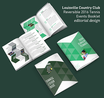 Louisville Country Club - Editorial Design brochure design editorial design graphic design print design