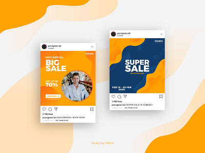 Social Media Banner for Sale Promotion banner branding design identity branding instagram sale socialmediatemplate template