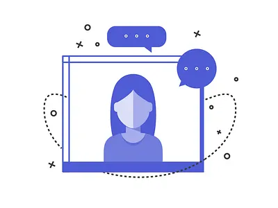 Portrait of me branding and identity design illustration vector