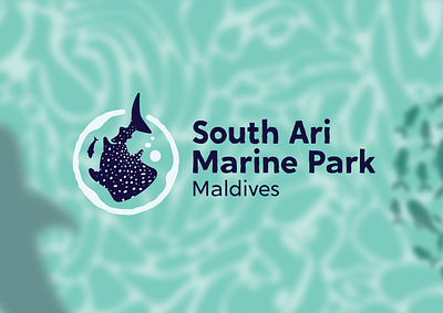 South Ari Marine Park - A Marine Adventure Awaits fish logo logodesign logotype marine marine life whale