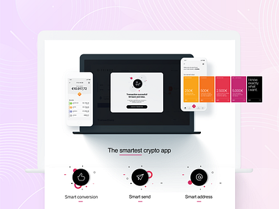 Primon | The smartest crypto app app crypto wallet cryptocurrency design digital wallet ecommerce ui ux webdesign