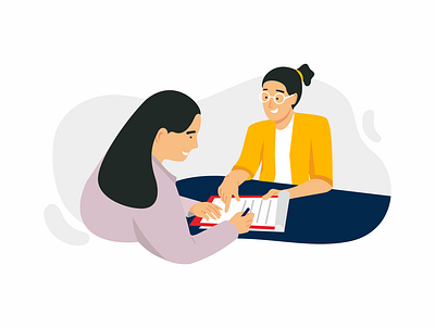 Illustration Hiring branding design illustration design illustrations ui design uiux user interface vector