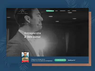 Alexandre Roth - Website art direction branding design interface interfacedesign newquest ui ux visual identity web webdesign website