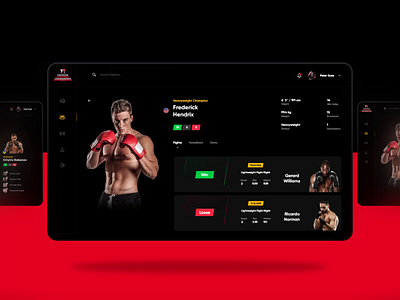 Muaythai Championship App adobe app app design championship motion sports ui ux