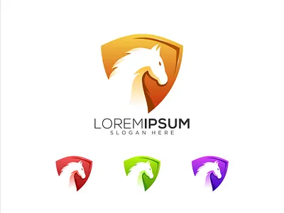 horse shield vector logo design illustration animal decoration design emblem graphic horse icon illustration logo luxury royal shape shield sign silhouette style symbol vector vintage wild