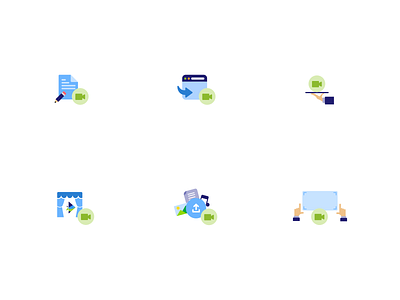 InVideo - Workflow Icons app article blog design icon icon design icon set iconography icons icons design icons pack icons set iconset invideo ui ux workflow