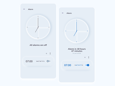 Daily UI 015 015 alarm daily 100 challenge daily ui daily ui 015 daily ui challenge dailyui mobile mobile app switcher ui