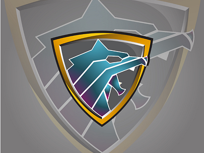 Esport team logos with straight-line style and minimal color concept design design e sport e sport logo emblem esport graphic improve improvisation design initial concept initial logo line logo concept logo e sport logo libe straight straight line team e sport wolf