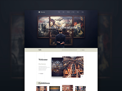 Museum - History adventure adventure animation events exhibition film history journey modern musenm qode theme ui ux wordpress