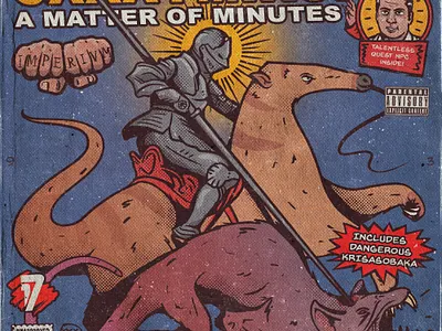 Oxxxy anteater cover artwork fun knight monster oxxxymiron rat retro saint saint george texture