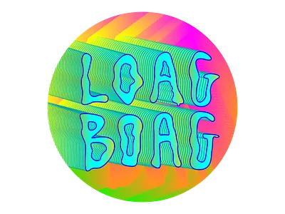 trippy neon logo adobe fresco adobe illustrator logo neon typography vector