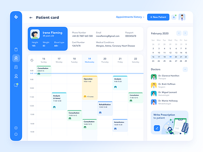 Management System for Hospitals and Labs concept dashboard design doctor doctor app health app healthcare hospital logo medic medical medical app medical care medicine profile ui ux web web site website