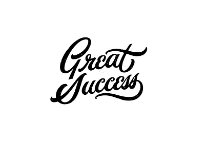 Great Success! custom letters custom type customtype distressed lettering hand lettering handlettering lettering lettering artist lettering logo logo designer typography vintage type