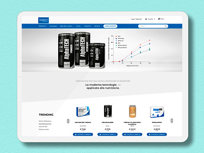 E-Commerce Redesign - Yamamoto Nutrition design restyle ui ux web