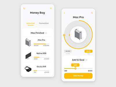 💰Money Bag UI app ui design balance bank app banking bankingapp budget business design finance finance app interface ios mac pro management app money money bag statistics uiux