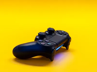 PS4 black controller console controller gamepad photo photoshop ps4 retouch retouching