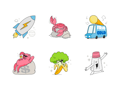 Illustrated icons app branding characterdesign creative design design graphicdesign icons illustration ui vector web illustration