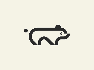 Polar Bear animal article branding geometry icon logo logotype mark minimal minimalism northpole polarbear