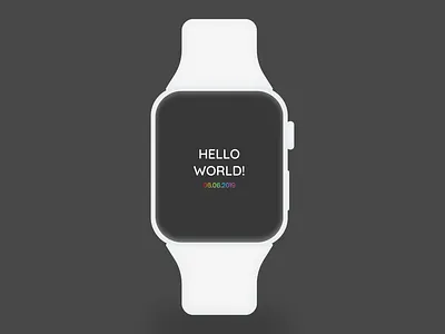 iWatch mockup design figma flat iwatch minimal mockup mockup design ui uidesign ux vector