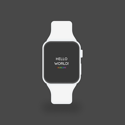 iWatch mockup design figma flat iwatch minimal mockup mockup design ui uidesign ux vector