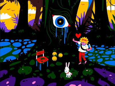 Lost Things adobe art colourful design digitalart fantasy fantasyart graphicart illustragin illustrator vector