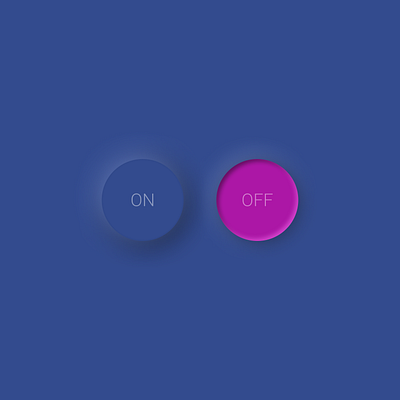 015_On/Off Switch button color dailyui design desktop ios mobile neumorphic off on product design skeumorphic switch toggle ui ux