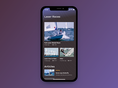 Video List app daily ui design editorial interface ios list minimal mobile mobile app typography ui ux video