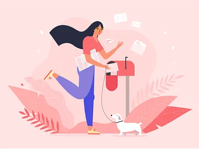 Dribbble invite dog dribbble dribbble best shot dribbble invite dribbbleinvitation email first shot firstshot floral girl hello dribbble hello world hellodribbble illustration invite subscription ui vector web design