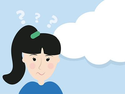 Worried Woman design illustration vector woman worried