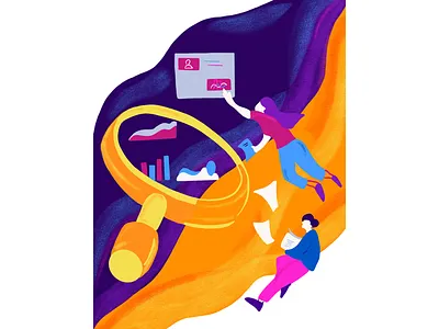 Research color design dribbble illustration ipad procreate research smartworking ui ux