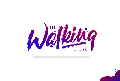 the walking dead lettering branding calligraphy calligraphy and lettering artist hand drawn illustration lettering lettering logo logotype tshirtdesign typography