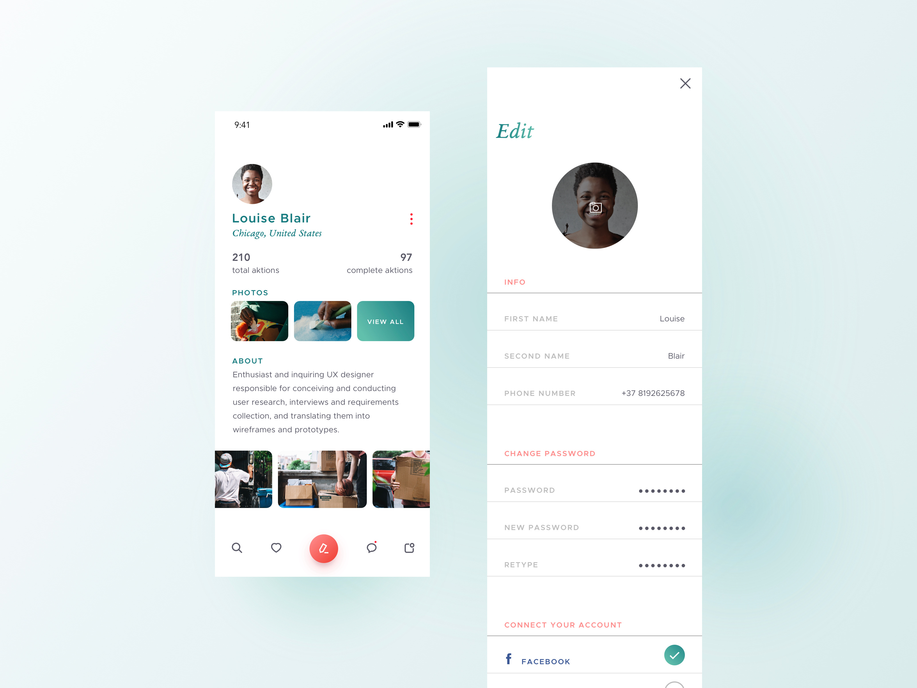 Example of Volunteering Service App